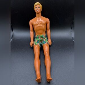 Vintage Mattel Hawaiian Fun Barbie KEN Doll Malaysia READ